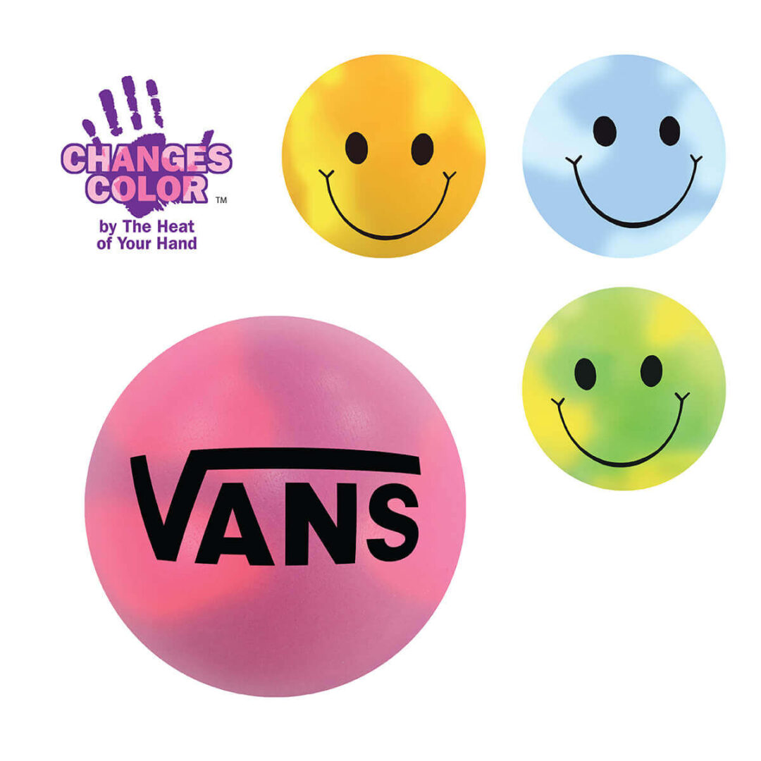 Mood Smiley Face Stress Ball – Customizable