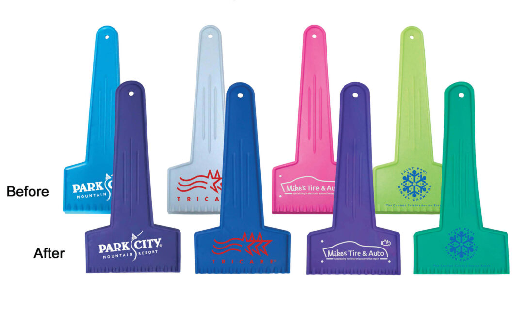 Large Mood Color Changing Ice Scraper – Customizable