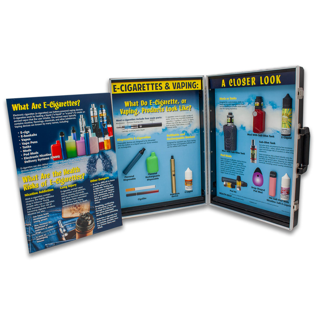 E-Cigarettes & Vaping: A Closer Look 3-D Display