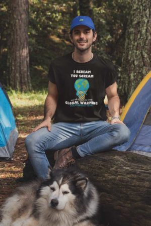 Go Green Shirt: Scream For Going Green – Customizable