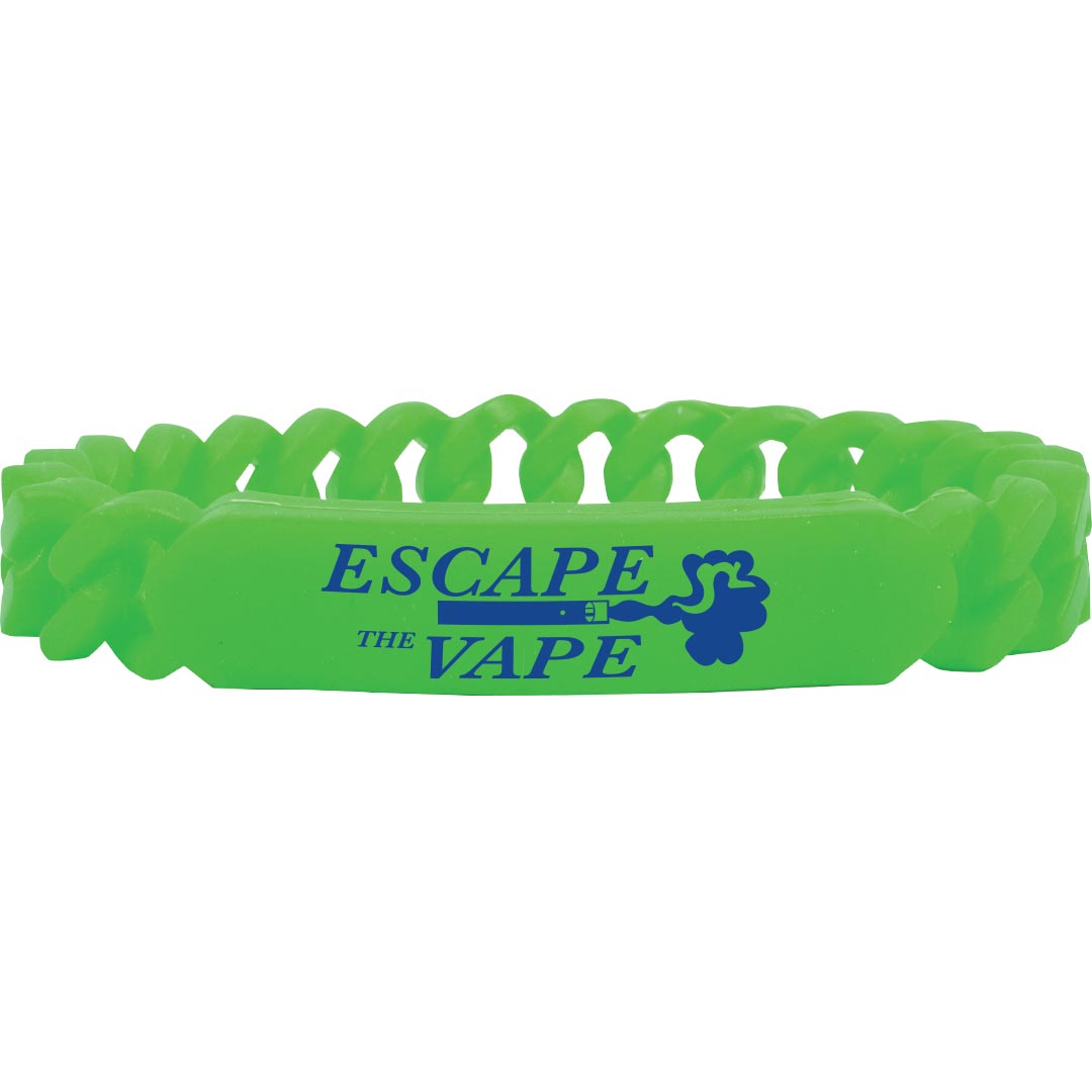 Escape The Vape Bracelet –  Silicone Chain Link