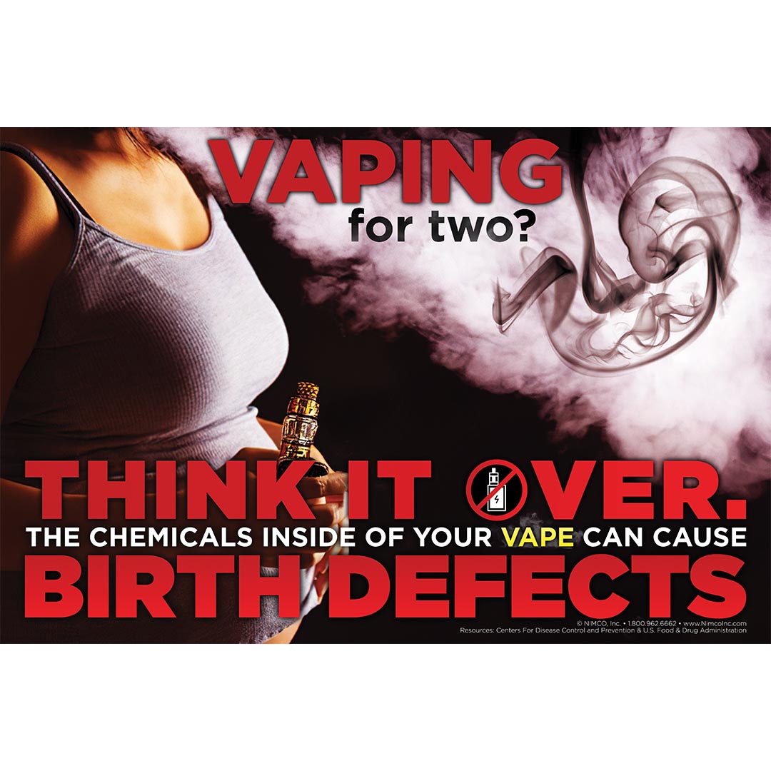 Dangers of Vaping Poster: Vaping for Two?