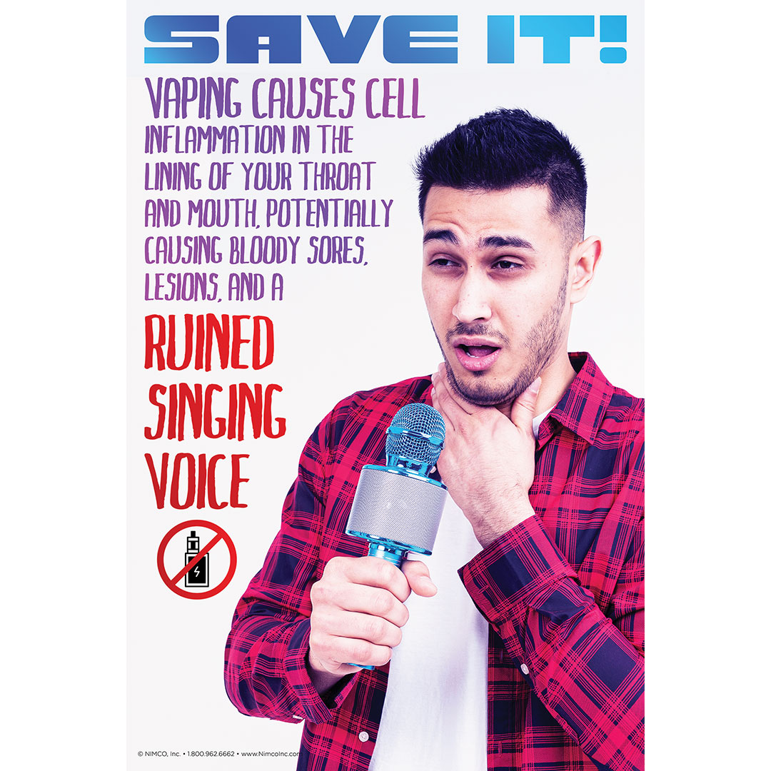 Dangers of Vaping Poster: Save It!