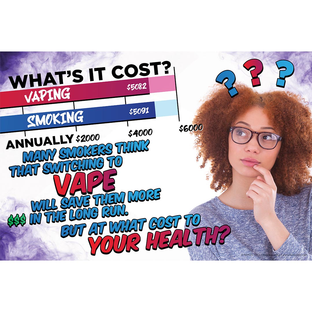 Dangers of Vaping Poster: What’s it Cost?