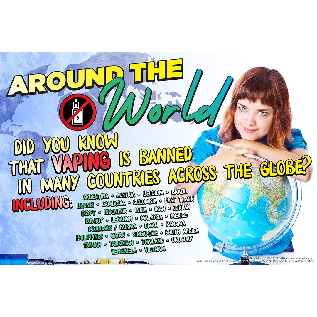 Dangers of Vaping Poster: Around the World