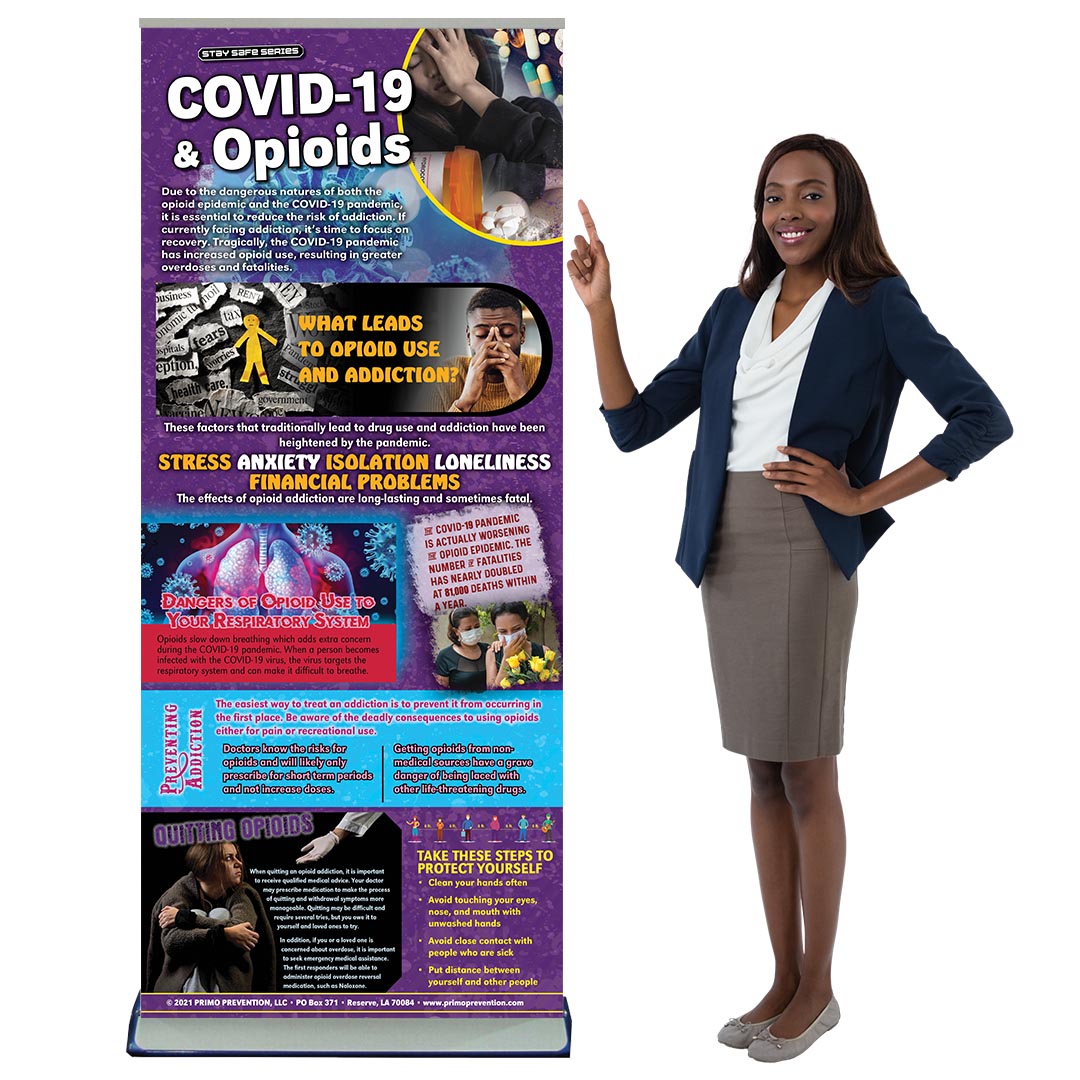 Covid-19 & Opioids – Retractable Banner