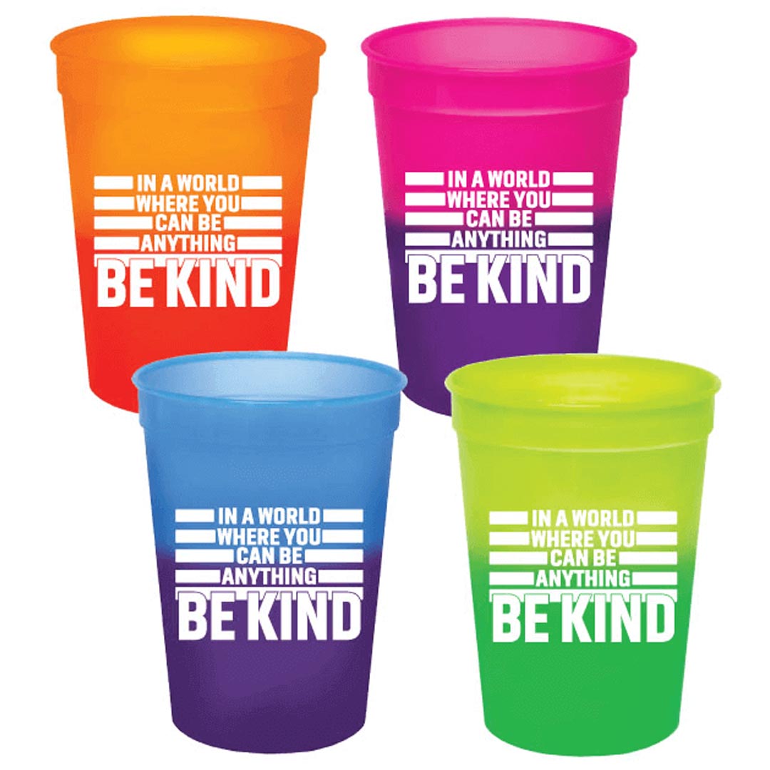 Be Kind – Assorted Color Changing 17 oz. Stadium Cup