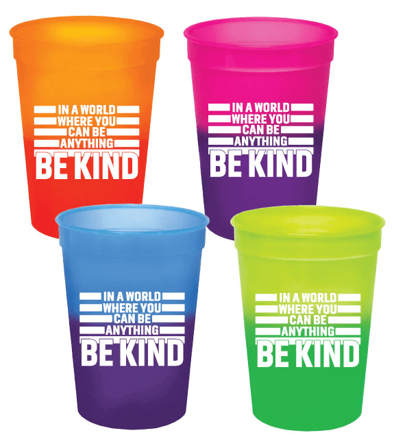 Be Kind – Assorted Color Changing 17 oz. Stadium Cup