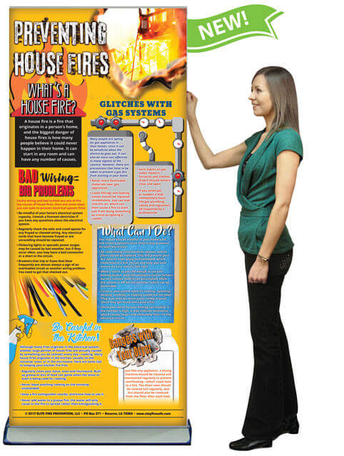 Preventing House Fires – Retractable Banner