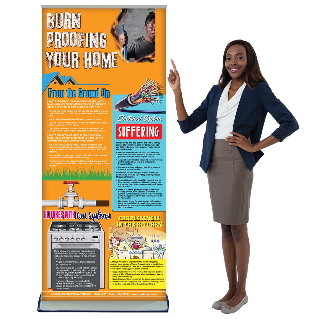 Burn Proofing Your Home – Retractable Banner