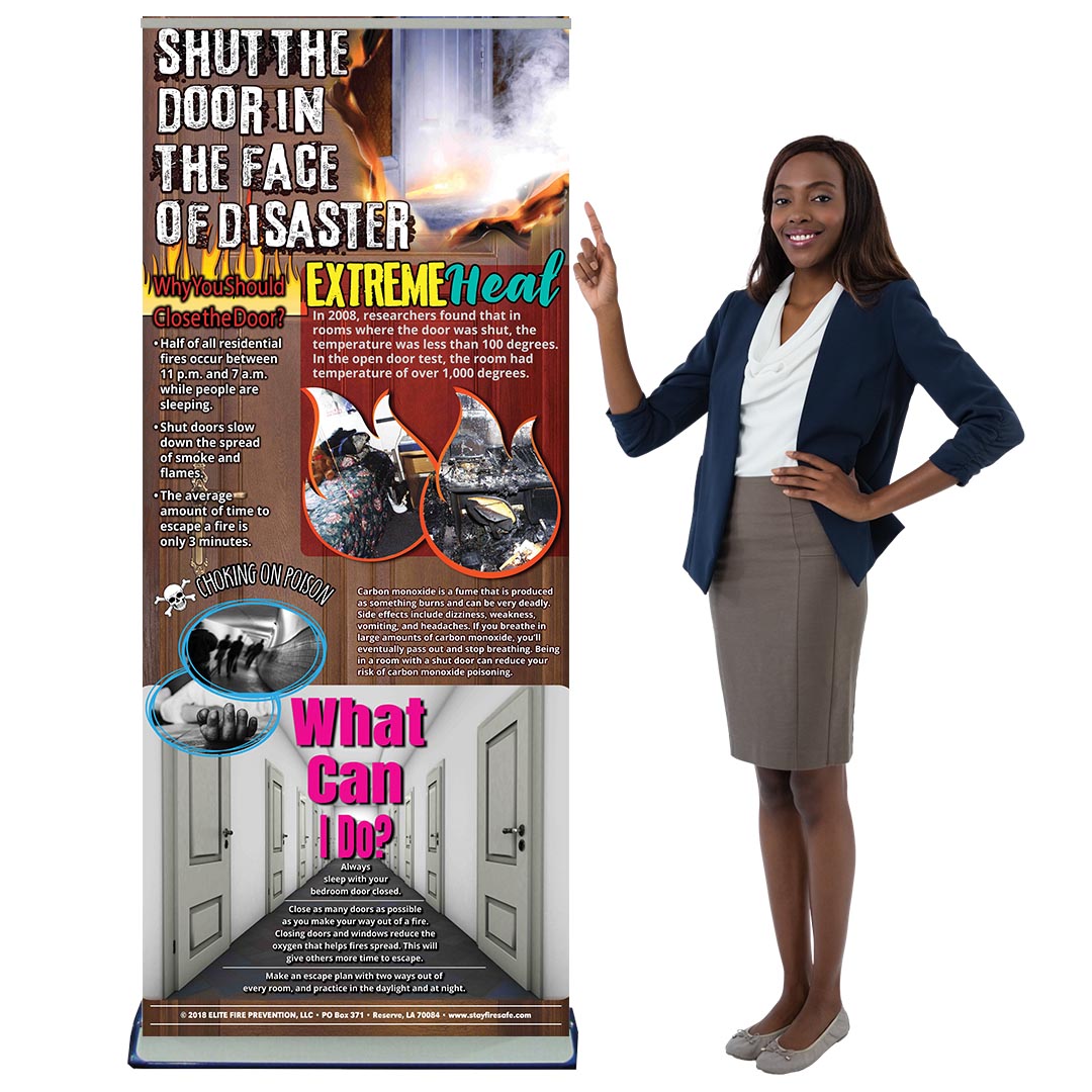 Shut The Door – Retractable Banner