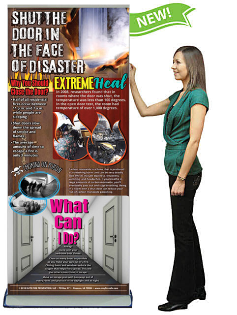 Shut The Door – Retractable Banner