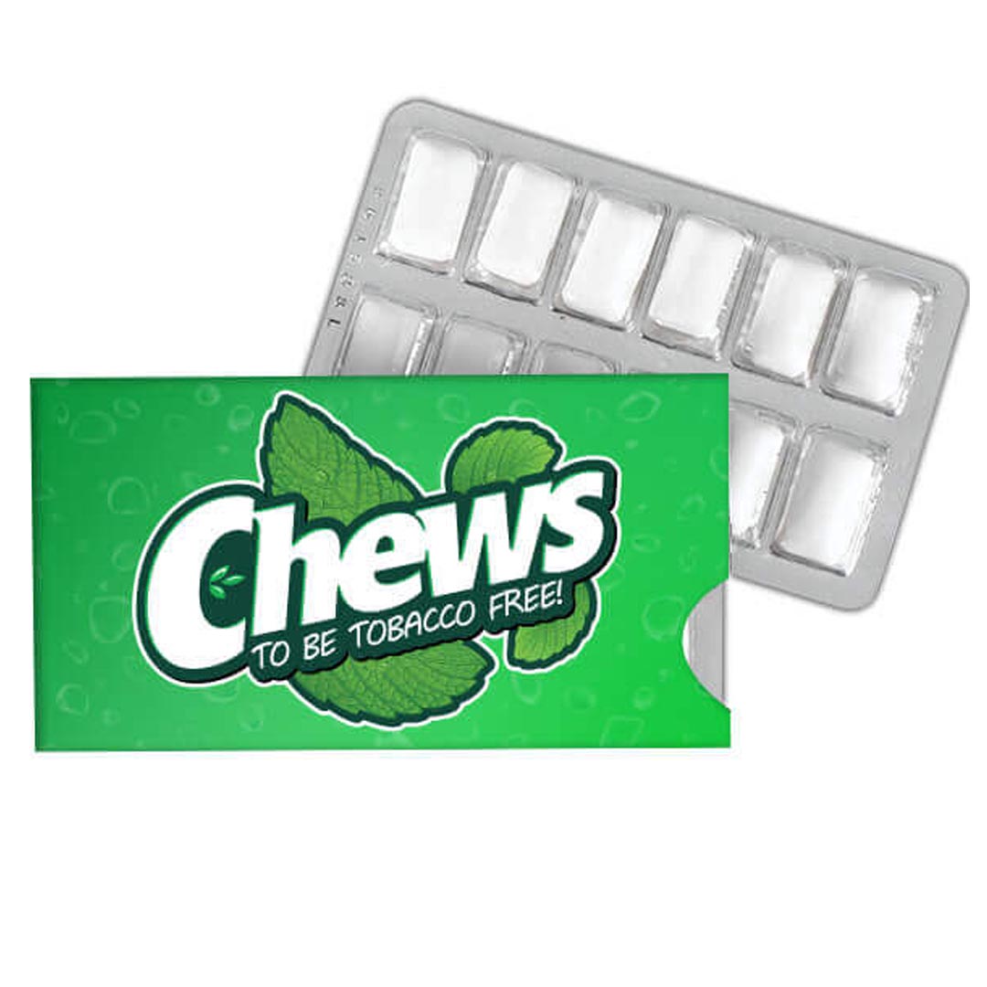Peppermint Gum – Chews To Be Tobacco Free