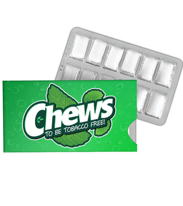 Peppermint Gum – Chews To Be Tobacco Free