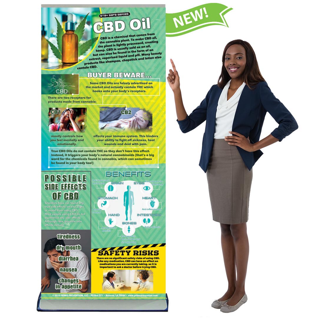 CBD Oil Retractable Banner