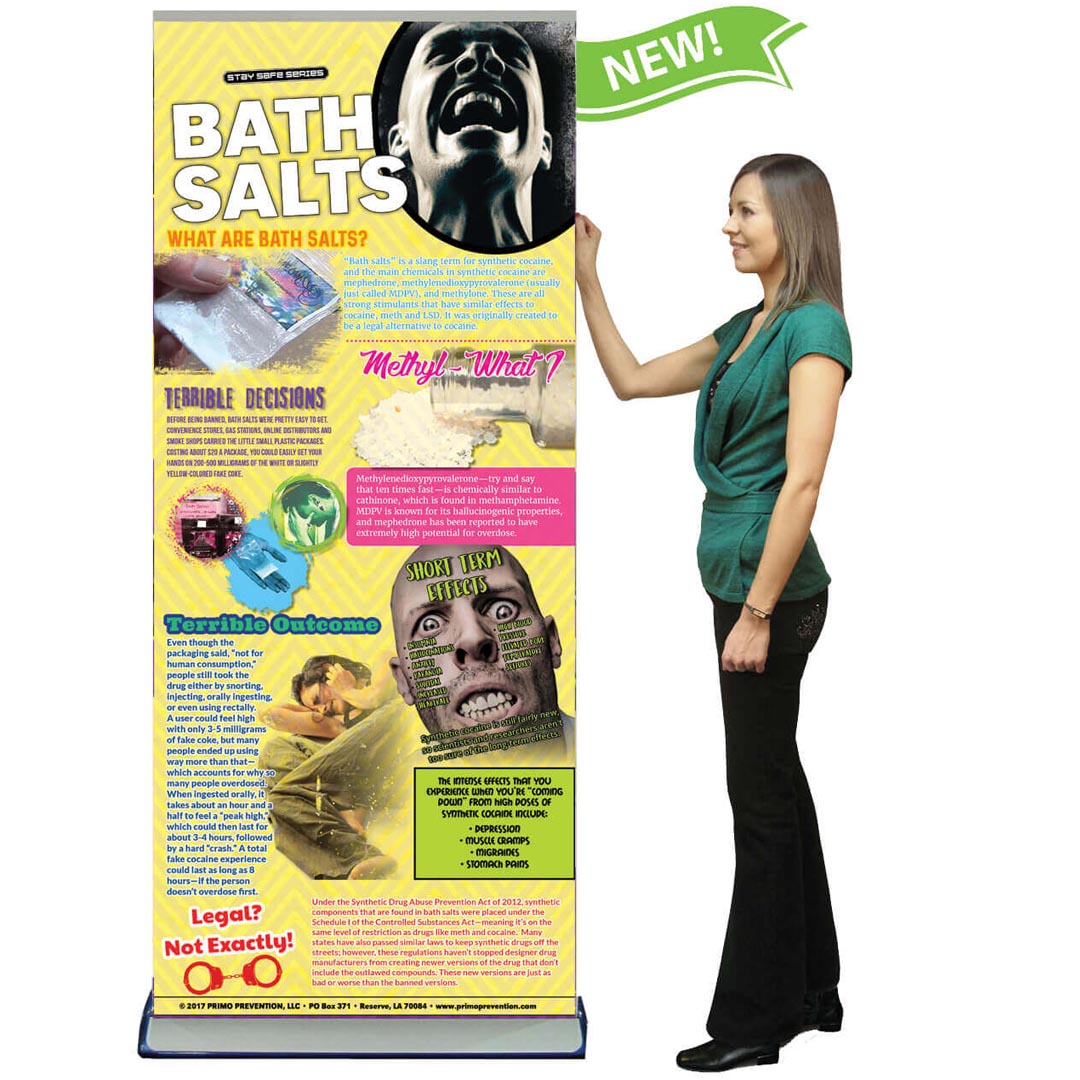 Bath Salts Retractable Banner