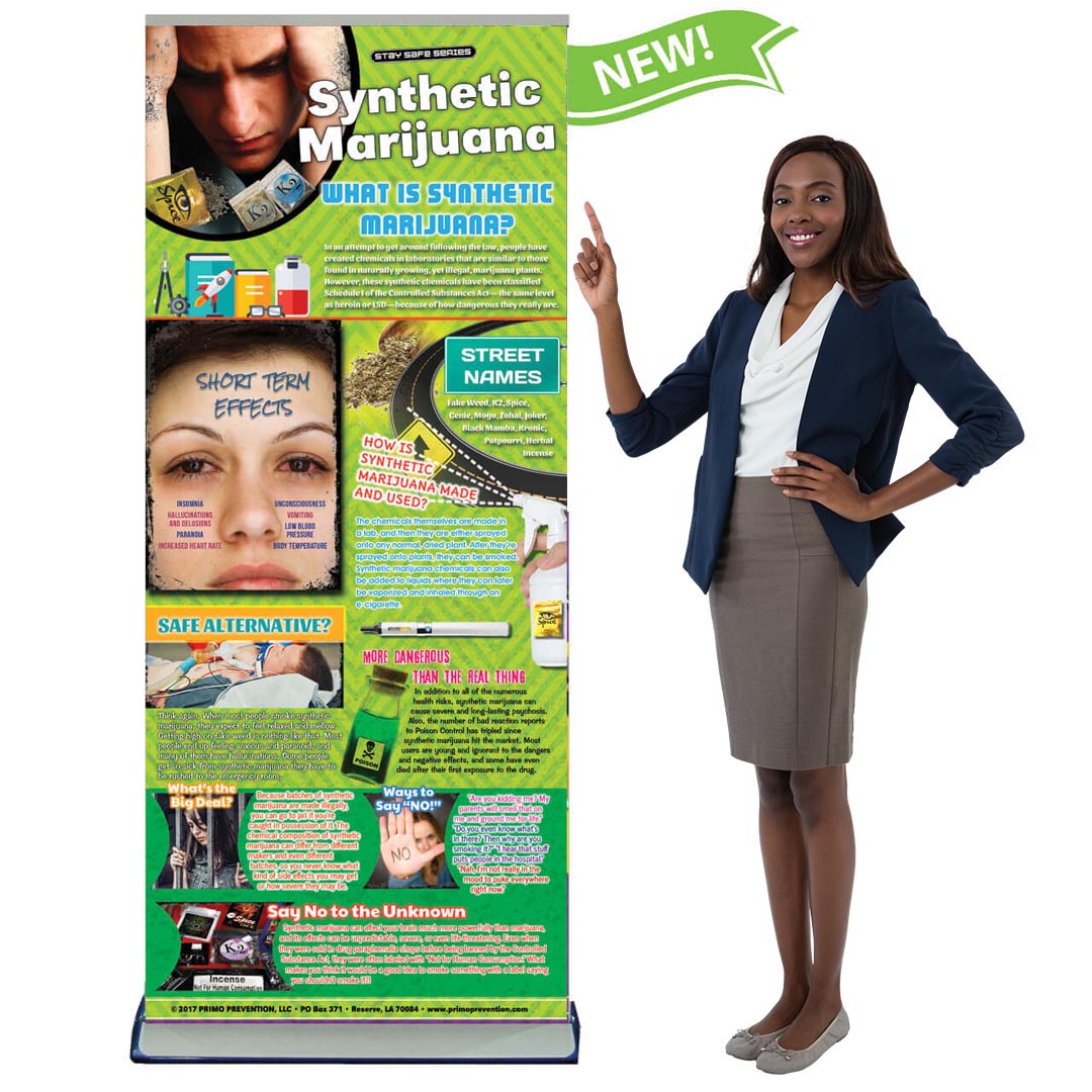 Synthetic Marijuana Retractable Banner