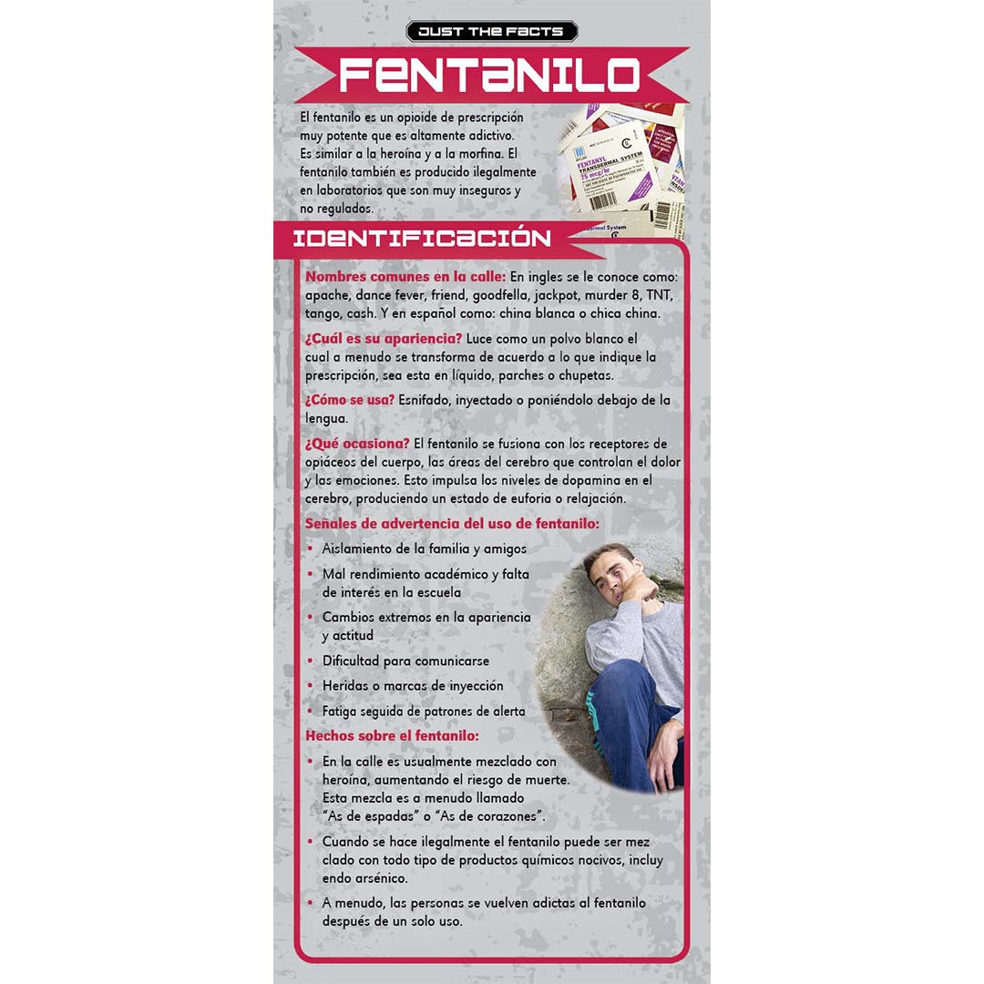 Just The Facts Rack Cards: Fentanyl – Spanish (Set of 100)