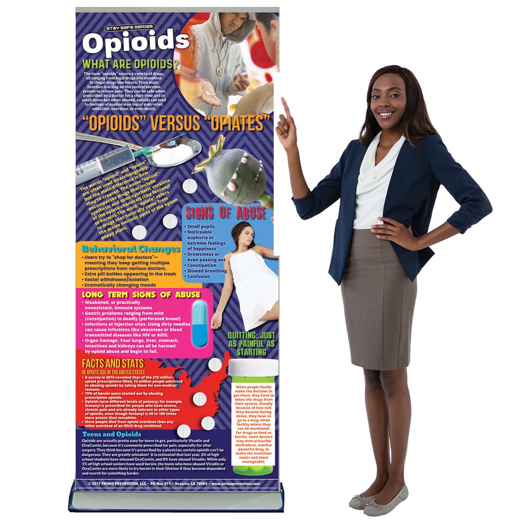 Opioids Retractable Banner