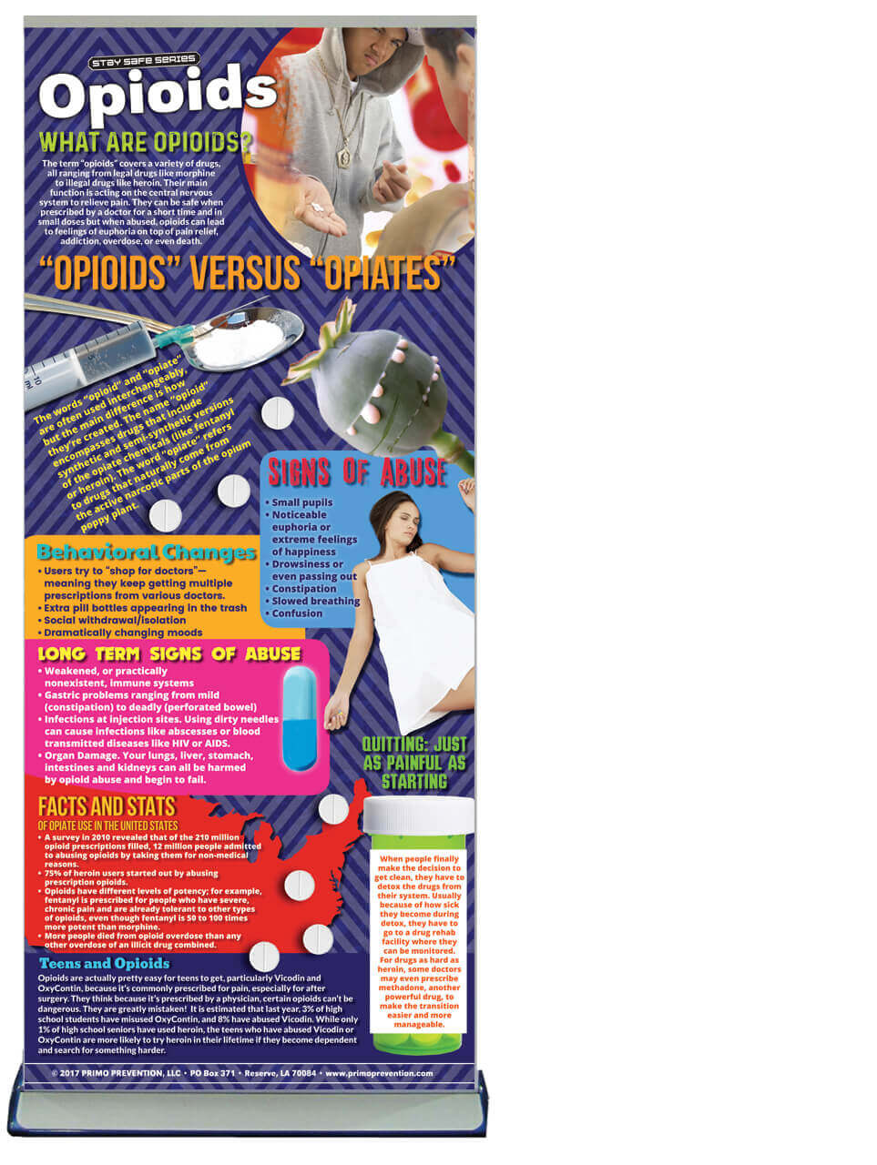 Opioids Retractable Banner