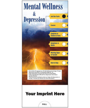 Mental Wellness & Depression Prevention Slide Guide – Customizable – Set of 100