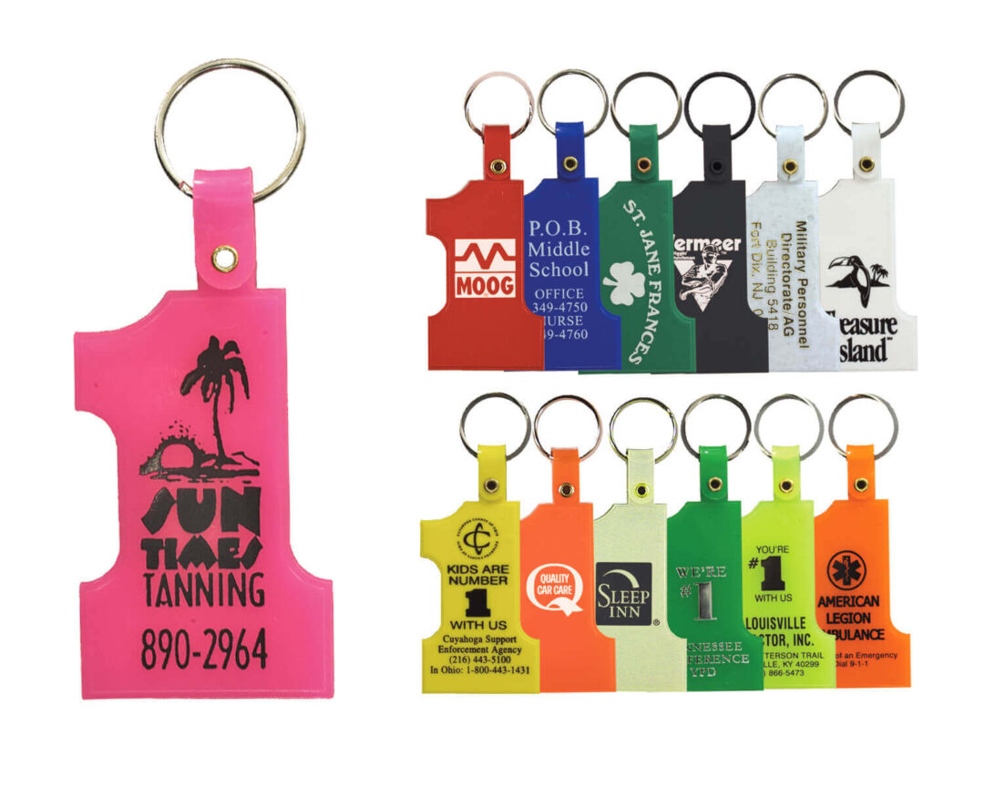 Key Tag – Number One Shape – Customizable