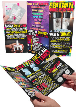 Pamphlets: Fentanyl – Death In Disguise – Set of 100