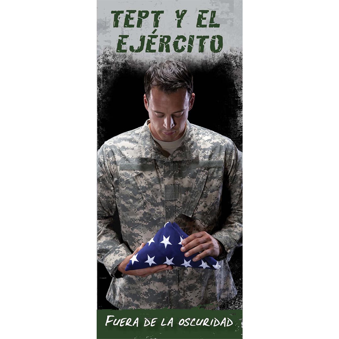 PTSD & Military: Out Of The Darkness – Pamphlets – Set of 100 – Spanish Version