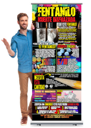 Retractable Banner – Fentanyl: Death In Disguise – Spanish