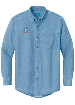 Health First Port & Company® – Long Sleeve Value Denim Shirt