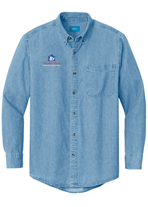 Health First Port & Company® – Long Sleeve Value Denim Shirt Health First Port & Company® – Long Sleeve Value Denim Shirt