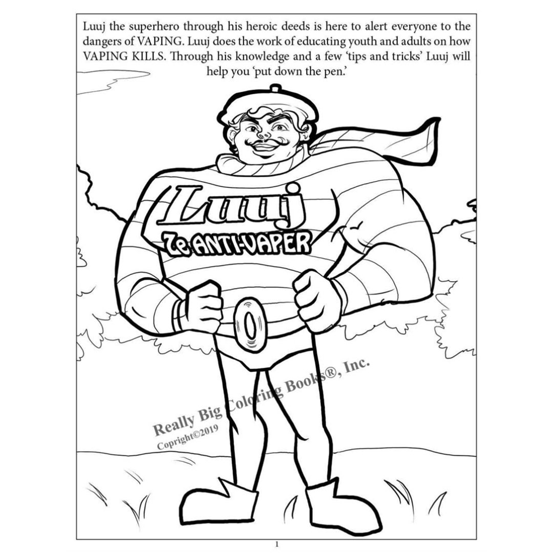 Vaping Kills Coloring Book – Customizable Vaping Kills Coloring Book – Customizable