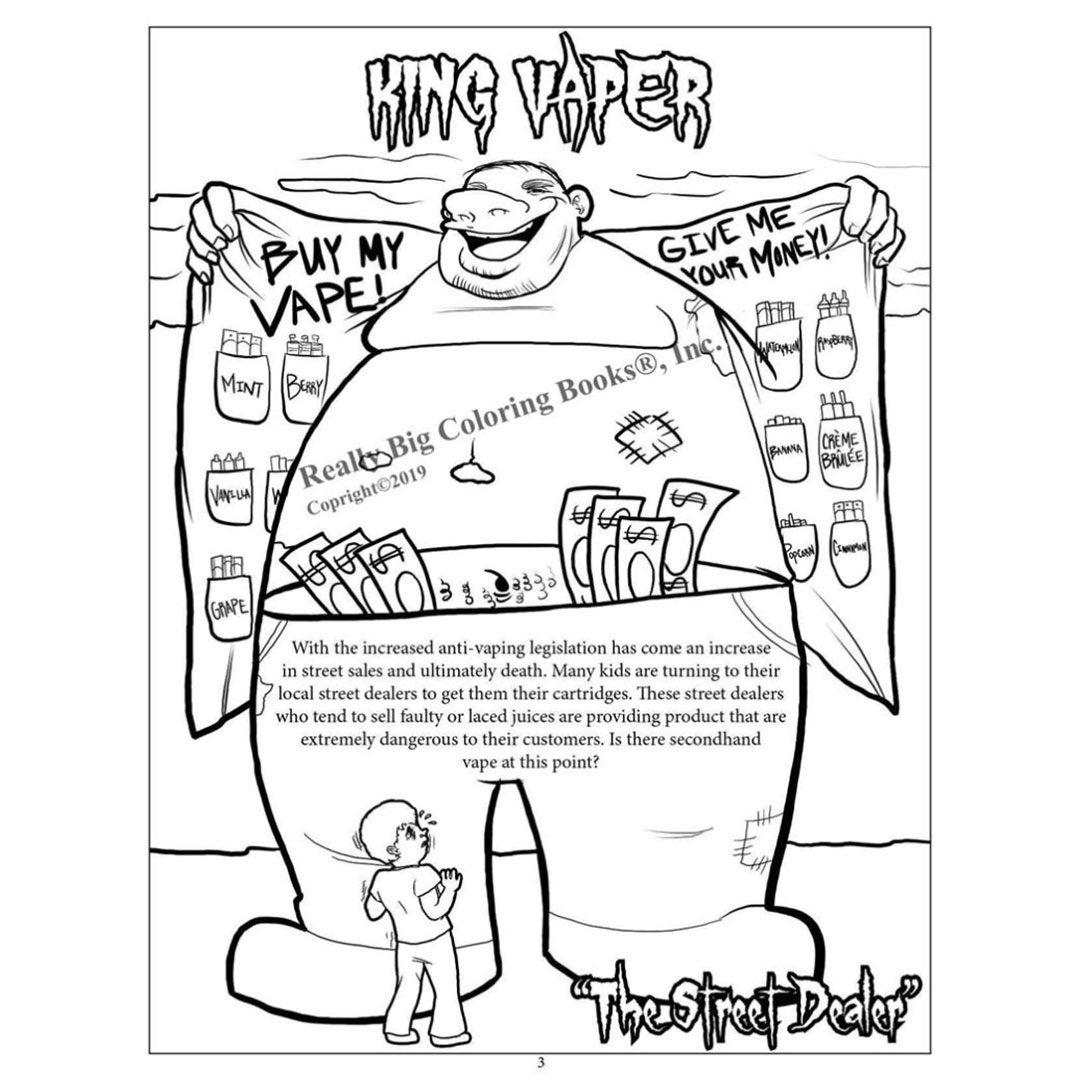 Vaping Kills Coloring Book – Customizable Vaping Kills Coloring Book – Customizable