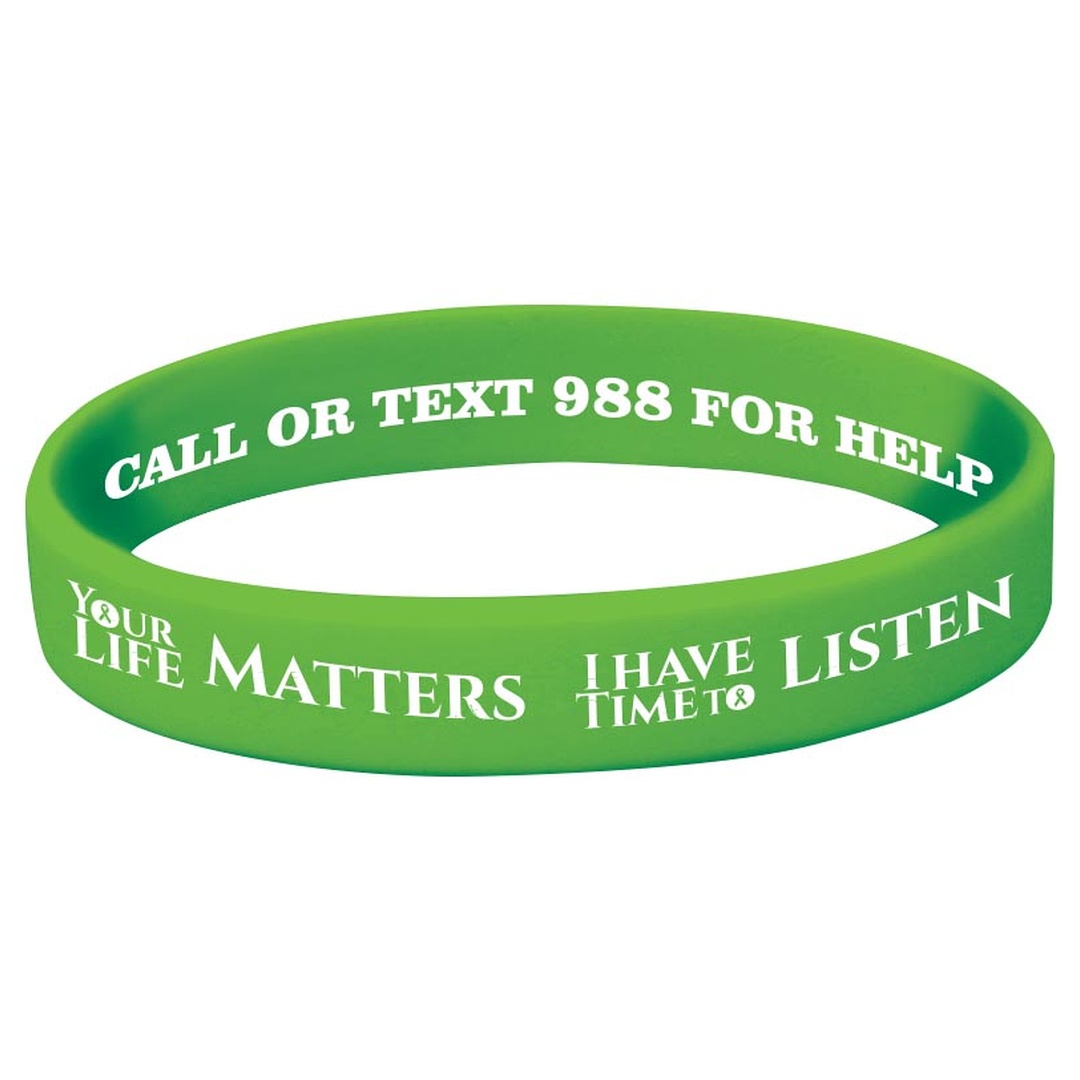 Mental Health Bracelet – Your Life Matters. I Have Time To Listen