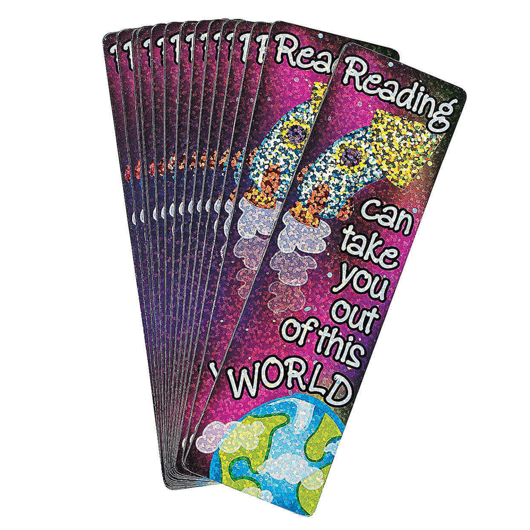 Bookmarks: Reading Can Take You Out of This World – Set of 24
