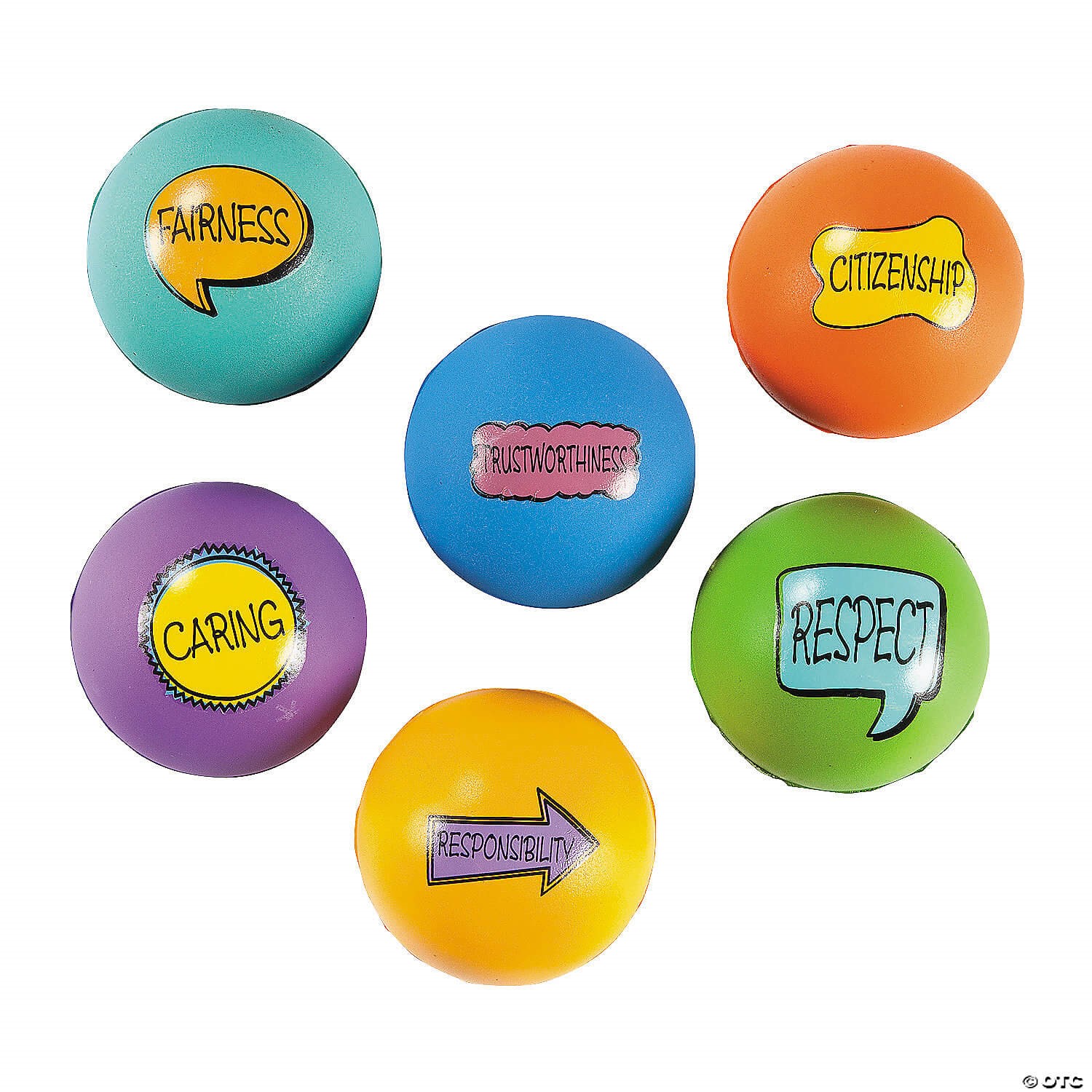 Stress Relievers: Good Character – Set of 12 Stress Relievers: Good Character – Set of 12