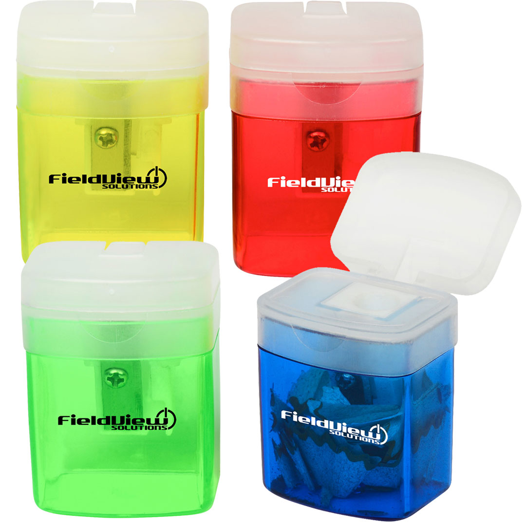 Flip Top Pencil Sharpener-Customizable