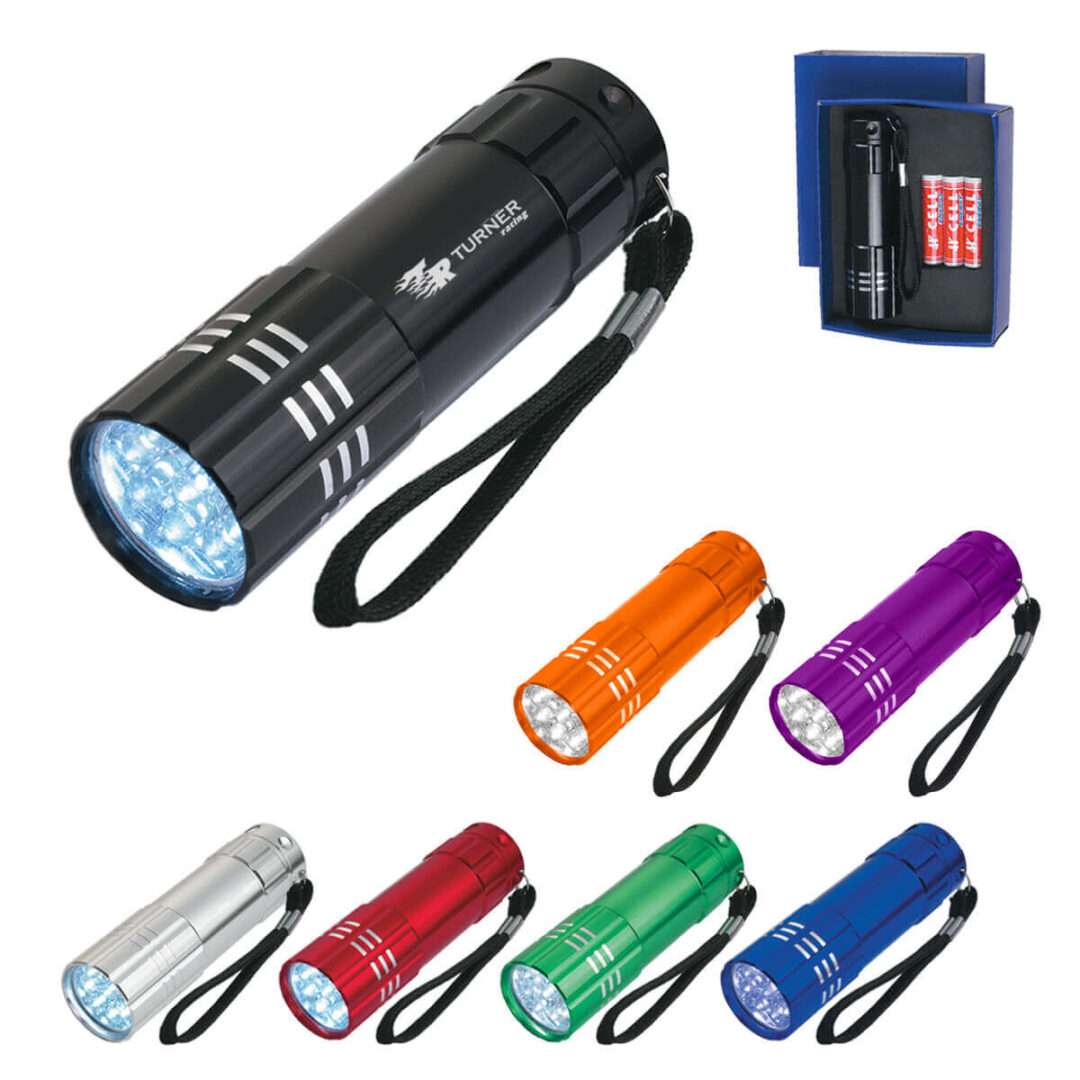 Aluminum Led Flashlight With Strap – Customizable