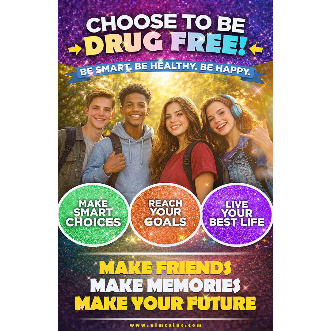 Drug Prevention Poster: Choose To Be Drug Free