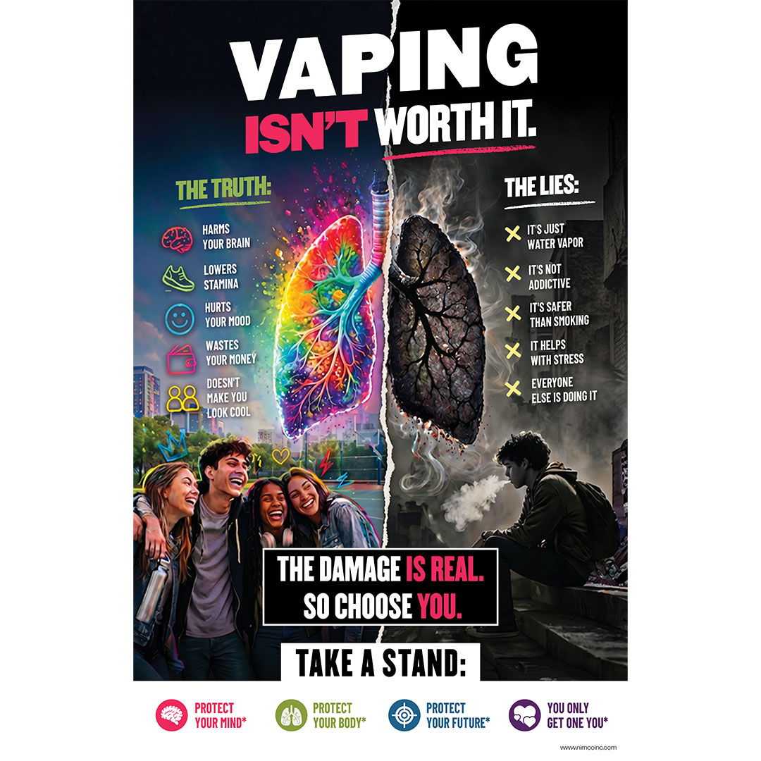 Vaping Prevention Poster: Vaping Isn’t Worth It