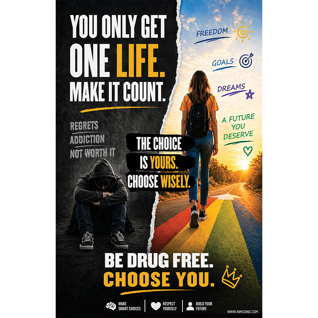 Drug Prevention Poster: You Only Get One Life