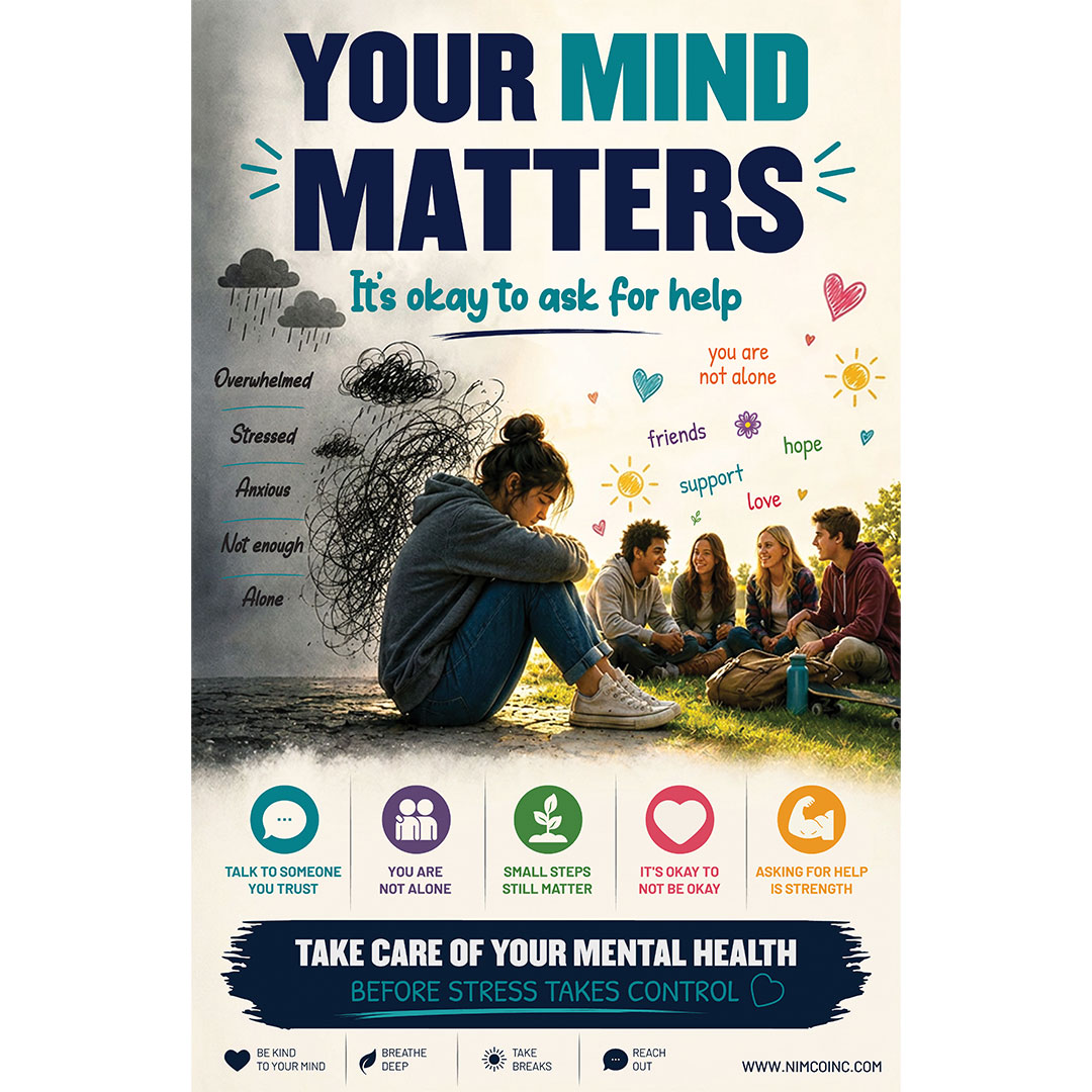 Mental Health Poster: Your Mind Matters Mental Health Poster: Your Mind Matters