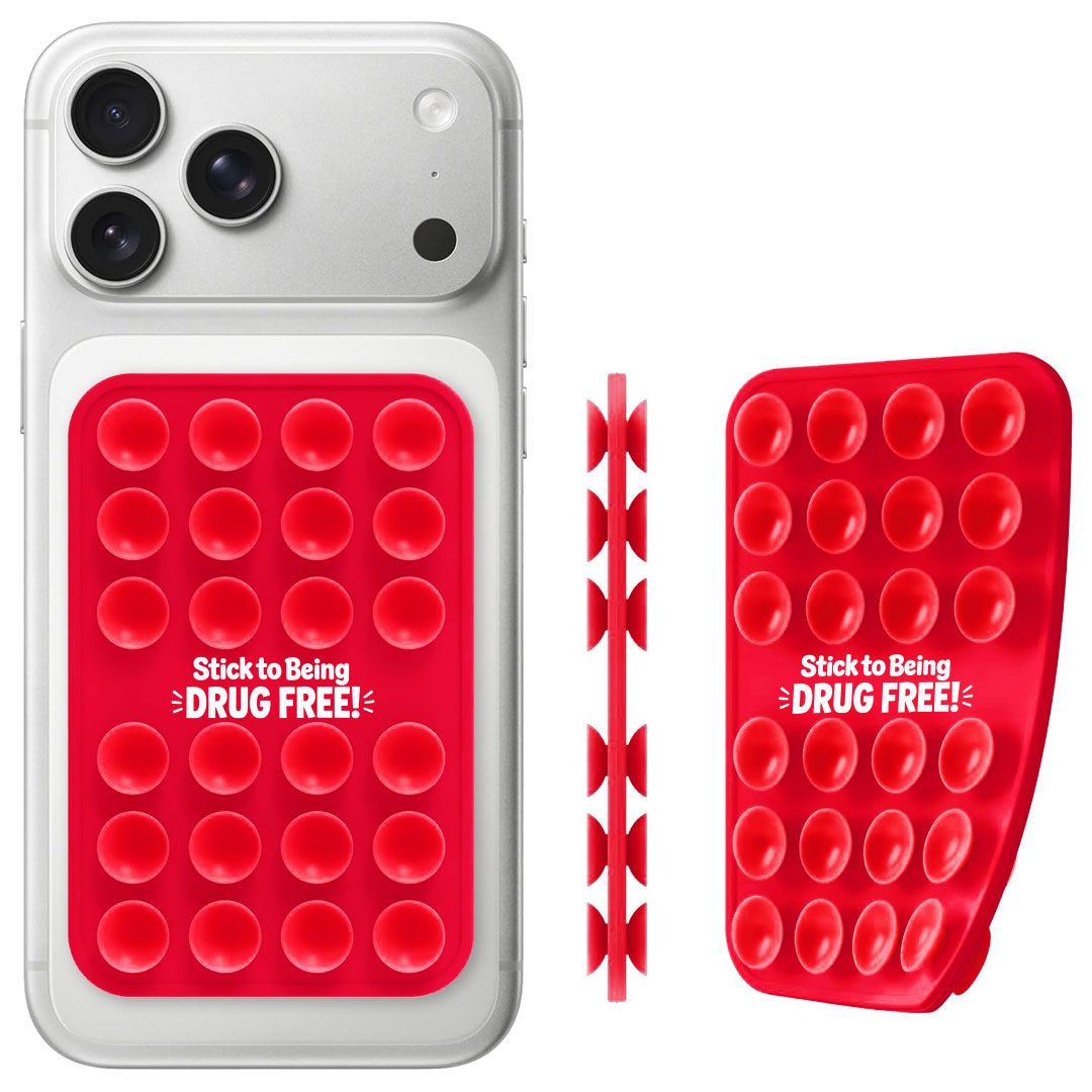 Stick to Being Drug Free! Fidget Buddy & Phone Holder Stick to Being Drug Free! Fidget Buddy & Phone Holder