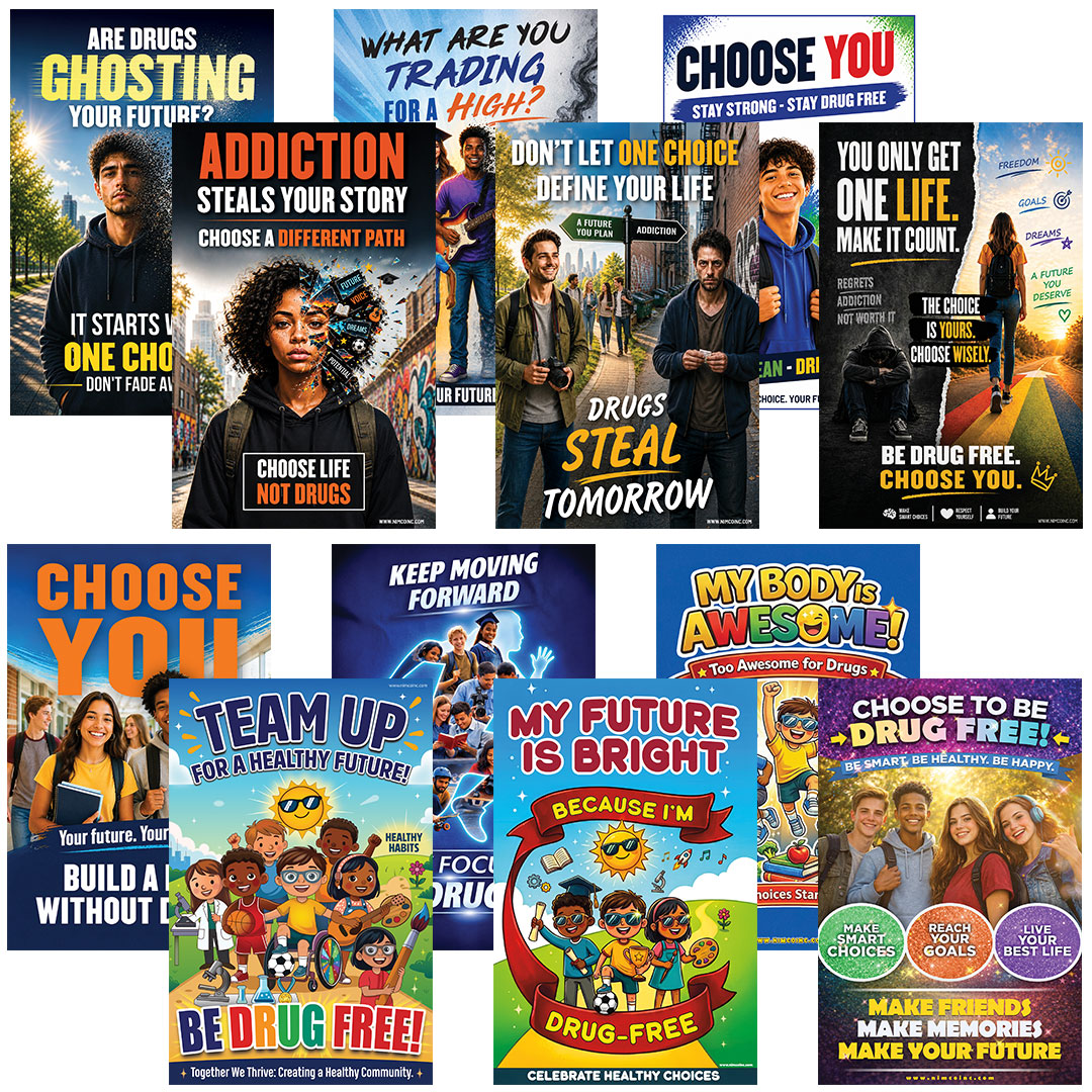 Drug Prevention Poster Set (12 Posters)