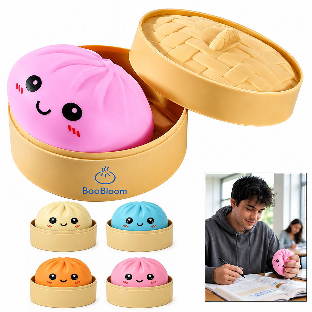Squishy Dumpling Stress Toy – Customizable Squishy Dumpling Stress Toy - Customizable