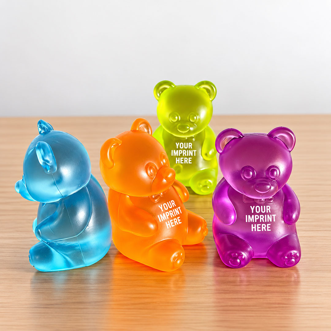 Squishy Gummy Bear Fidget Toy - Customizable