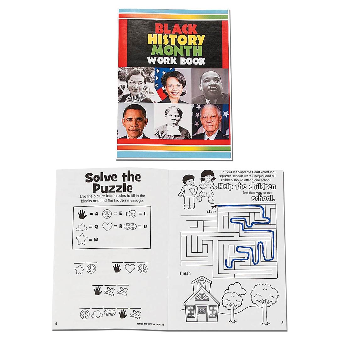 Black History Month Activity Books (Set of 24)
