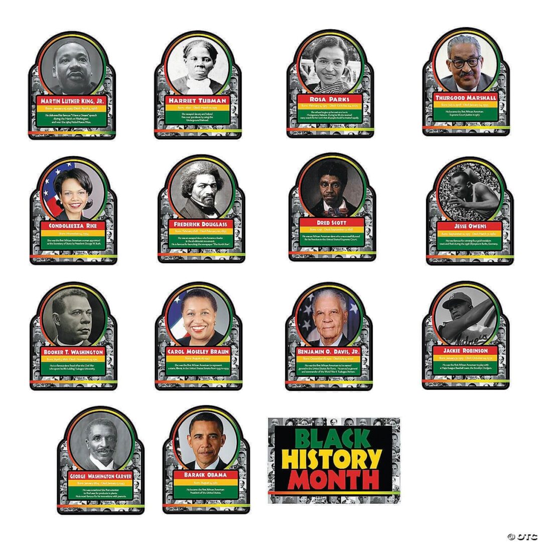 Black History Learning Charts – 15 Pc.