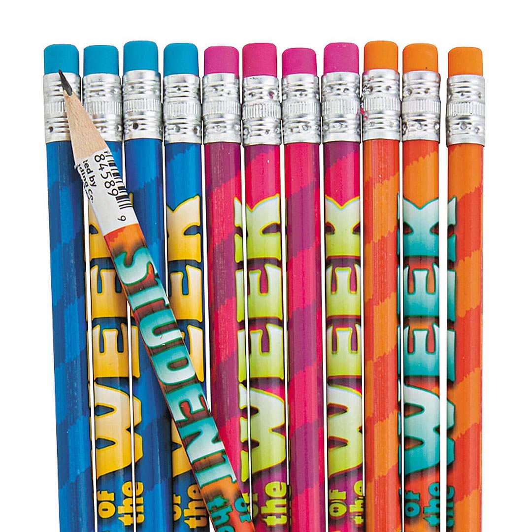 Pencils: Student of the Week – Set of 24