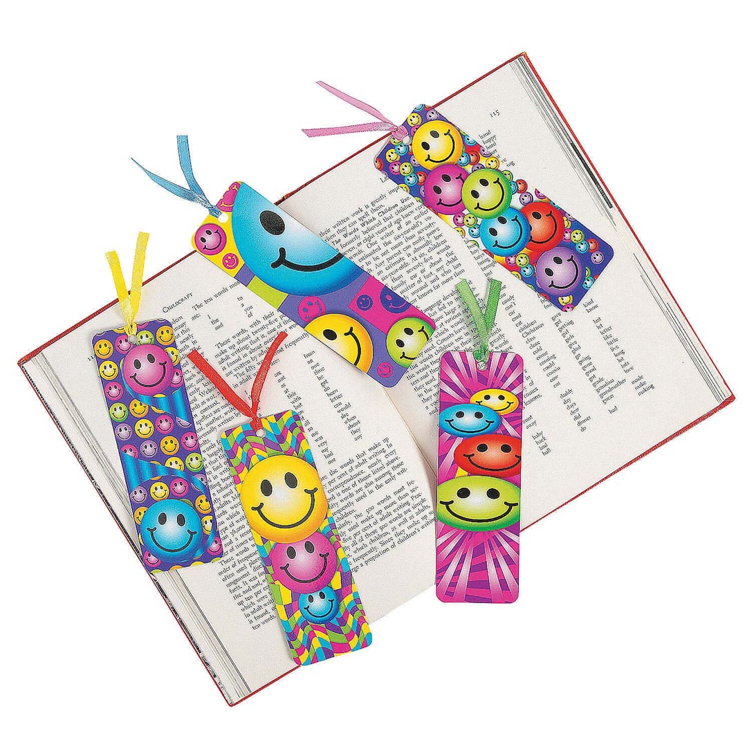 Bookmarks: Smiley Face – Set of 48